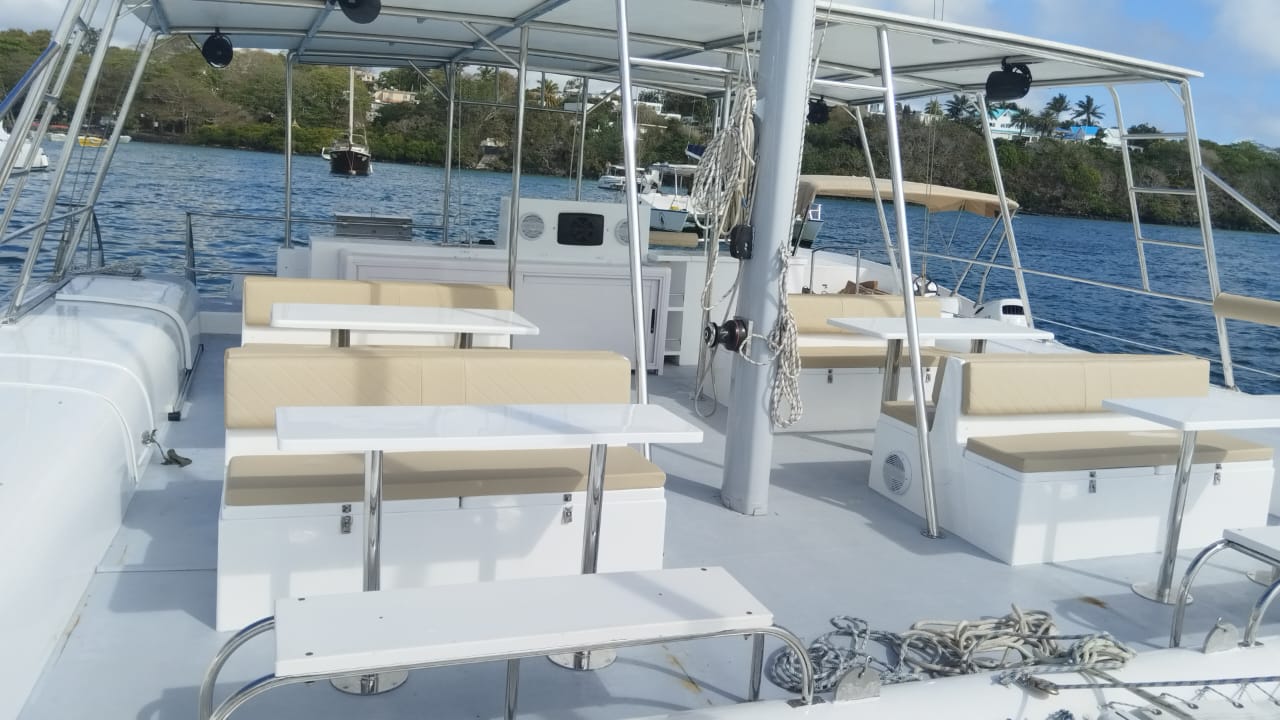 Snorkeling on catamaran tour